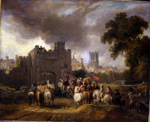 Charles I Demanding Entrance at the Beverley Gate, Hull,  April 23 1642 (image/jpeg)