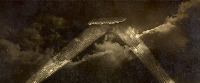 zepplin caught in searchlights (image/jpeg)