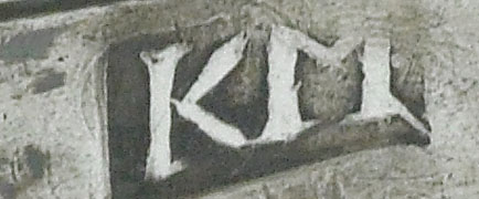 Detail of makers mark