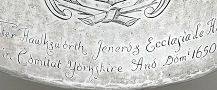 Detail of inscription