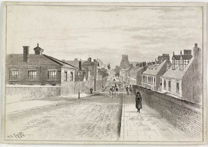 Argyle Street, looking towards Anlaby Road from the top of the new bridge, 1888. (image/jpeg)