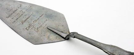 commemorative trowel
