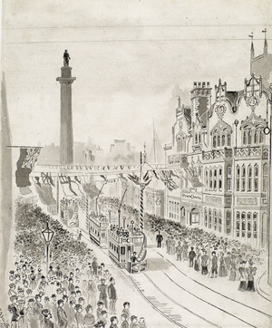 Opening of the Hull Electric Tramway, St John's Street, 1899 (image/jpeg)