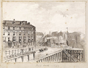 The Entrance to the Old Harbour and the Vittoria Hotel, 1884 (image/jpeg)