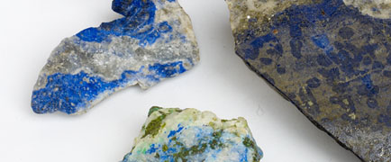 blue minerals