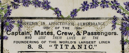 Titanic souvenir
