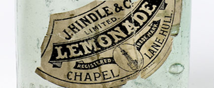 Detail from old bottle label