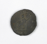 Silver alloy Antoninianus of Salonina, wife of Gallienus, c.254-268 AD