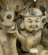 Detail of a Ship of Fortune depicting Daikokuten