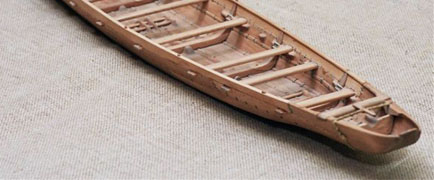 model of the Ferriby boat