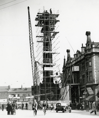 Wilberforce Monument and scaffolding, Hull