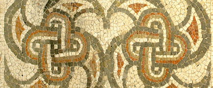 detail from Swastika mosaic