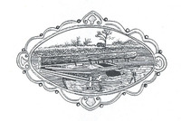 Silver brooch depicting the discovery of the Brigg logboat